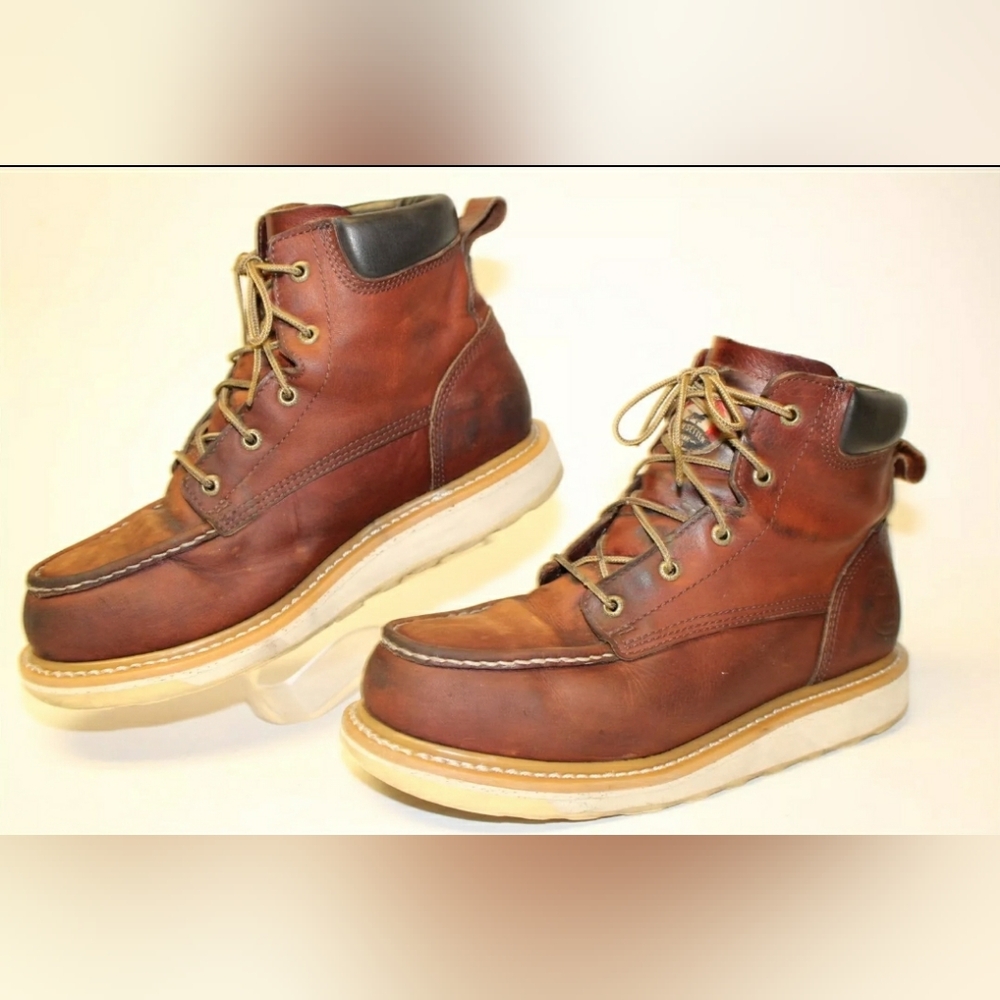 Irish Setter Ashby Brown Leather Lace Up Chukka Work Boots Mens 10 43 D